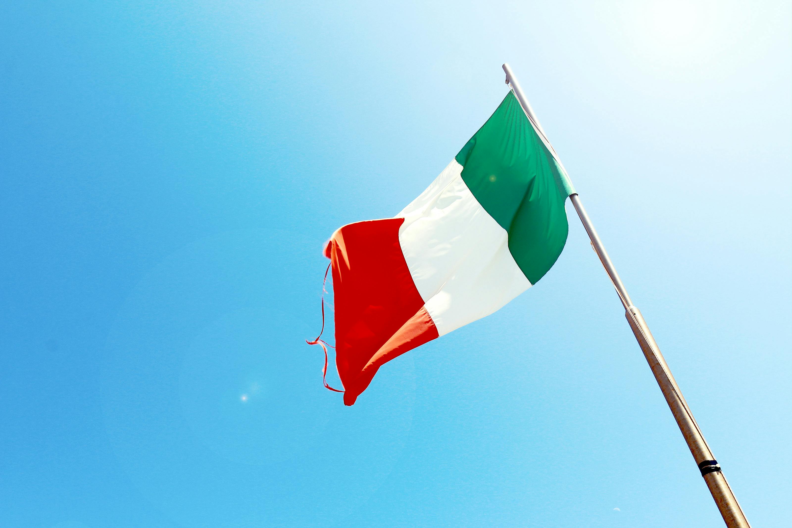 Imagen de la bandera de italia