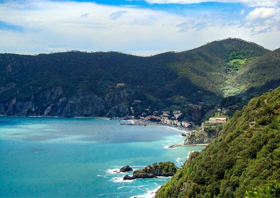 Imagen del mar de Cinque Terre