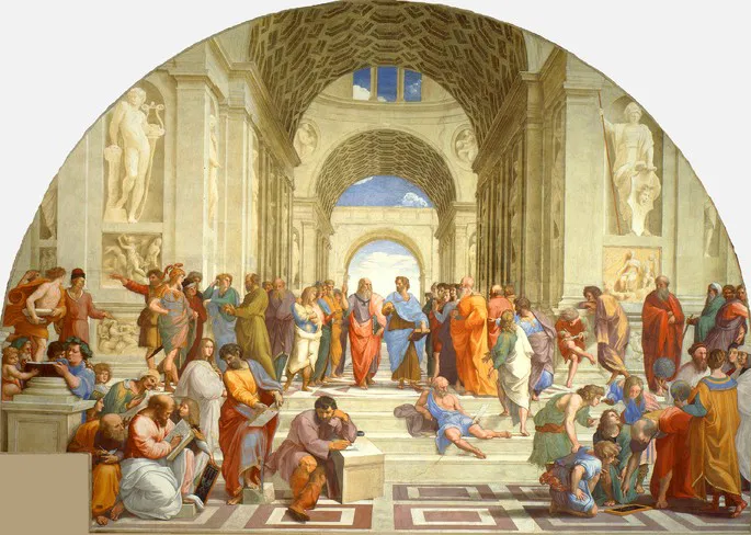 Obra de arte la Escuela de Atenas