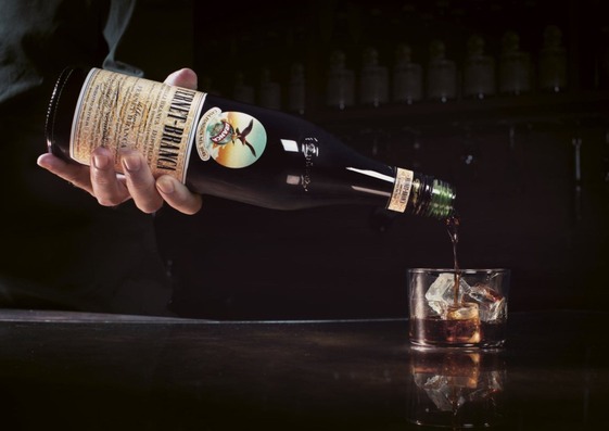 Imagen una botella de fernet.